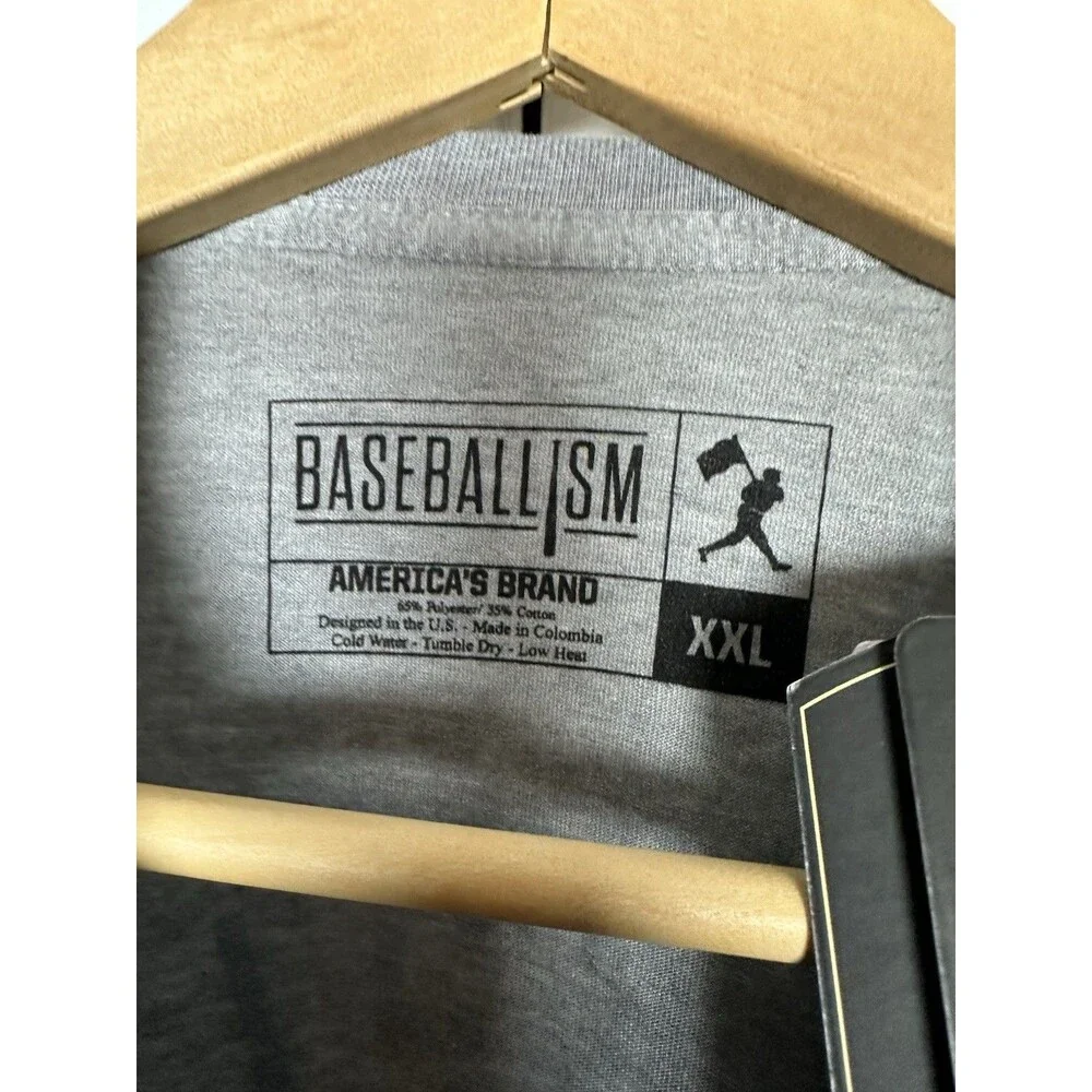 NWT Baseballism Chicago Cubs RALLY Cap T-Shirt NEW Men's Size XXL - Picture 3 of 4